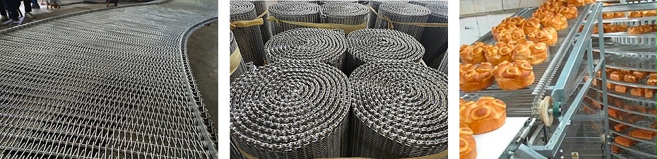 螺旋速凍網帶展示